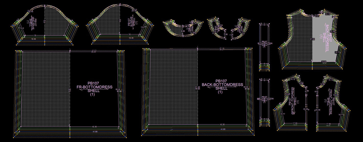 PB107 | Home Dresses | Pola Pattern | Polabook