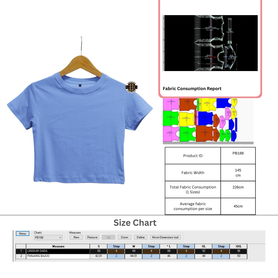 PB188 | Tops | Women Collection| Pola Pattern | Polabook