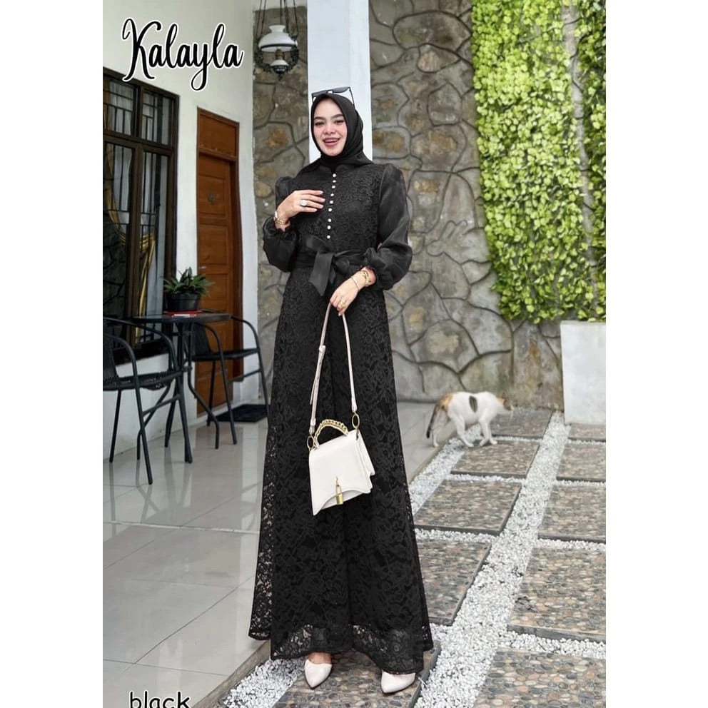 PB047 | Gamis Pesta | Pola Pattern | Polabook