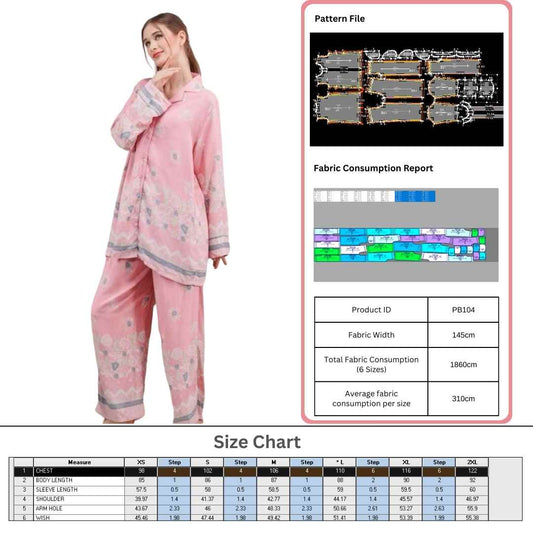 PB104 | Home Dresses | Pola Pattern | Polabook