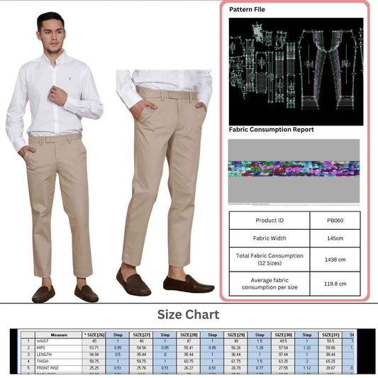 PB060 |Pants & Shorts | Pola Pattern | Polabook