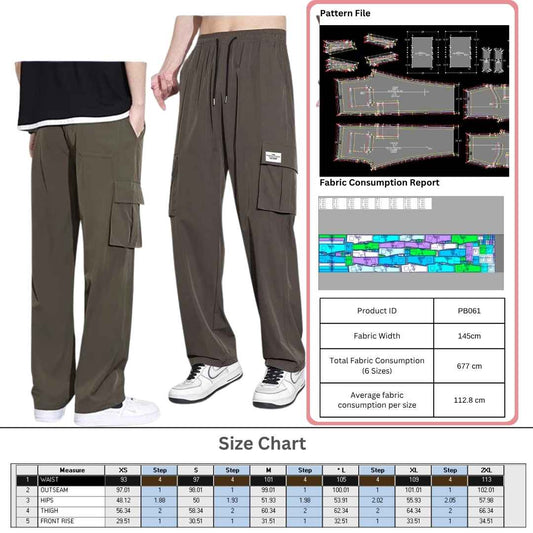PB061 | Pants & Shorts | Pola Pattern | Polabook