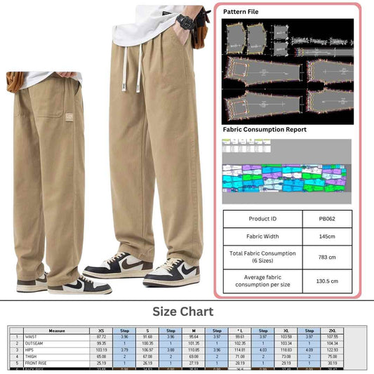 PB062 | Pants & Shorts | Pola Pattern | Polabook