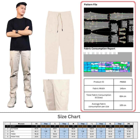 PB063 | Pants & Shorts | Pola Pattern | Polabook