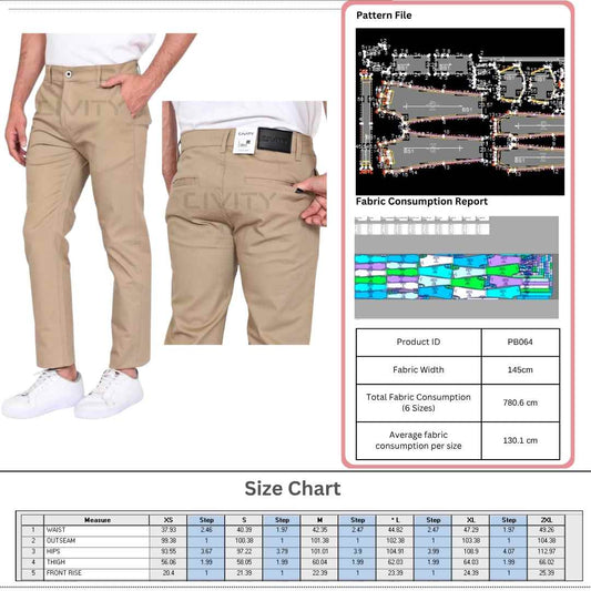 PB064 | Pants & Shorts | Pola Pattern | Polabook