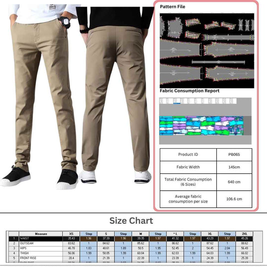 PB065 | Pants & Shorts | Pola Pattern | Polabook