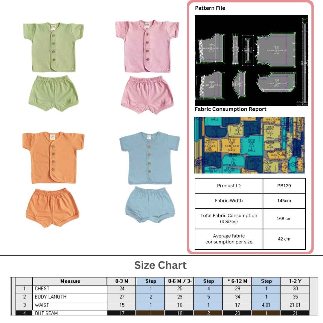 PB139 | Baby | Pola Pattern | Polabook