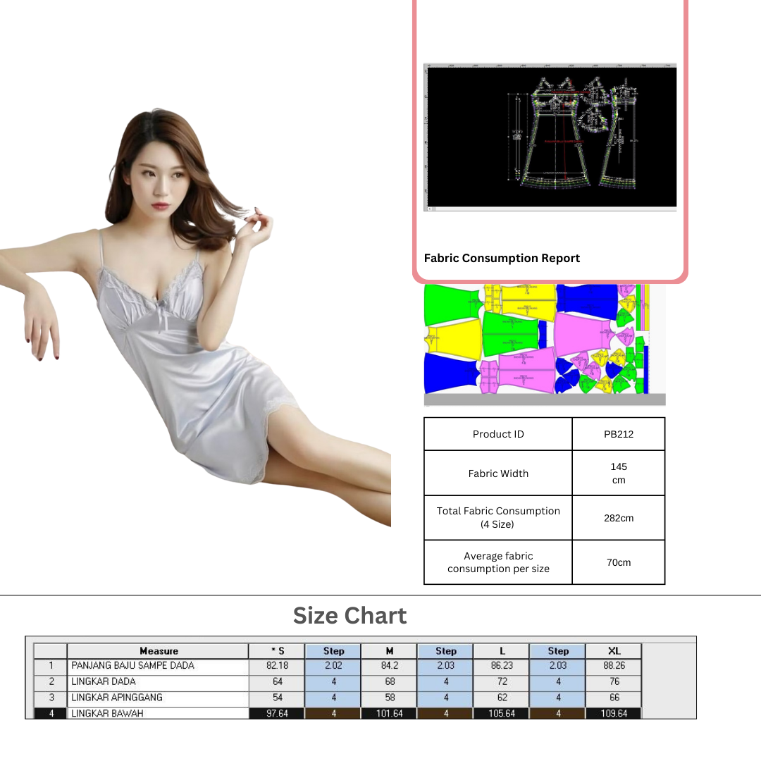 PB1212 |  Home Dress | Women Collection| Pola Pattern | Polabook