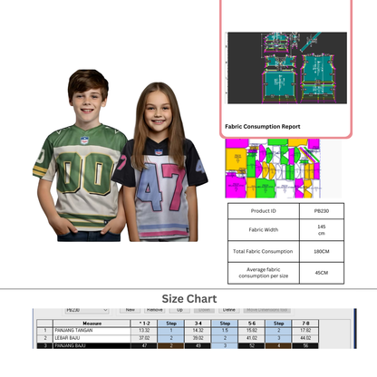 PB230 | Olahraga | Kids Collection | Pola Pattern | Polabook