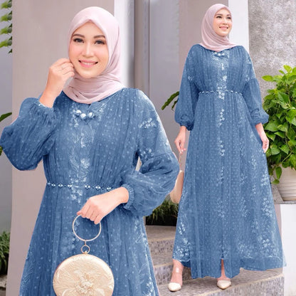 PB040 | Gamis Pesta | Pola Pattern | Polabook