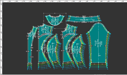 PB231| Olahraga | Outer Wear | Women Collection | Pola Pattern | Polabook